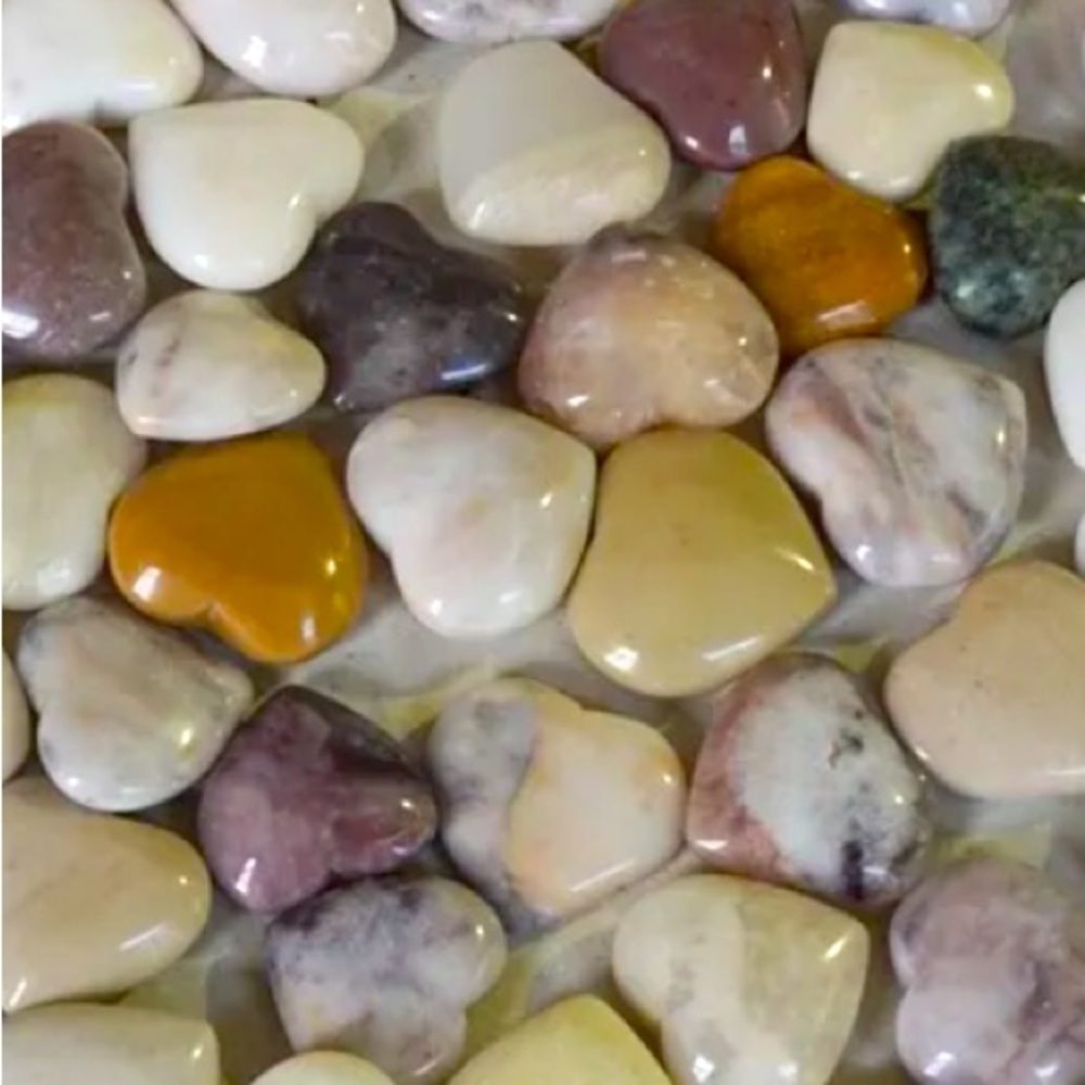 GEMSTONE HEART💛🧡💜🤍🩷🩵
